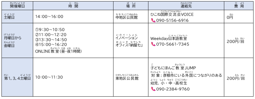 日本語教室