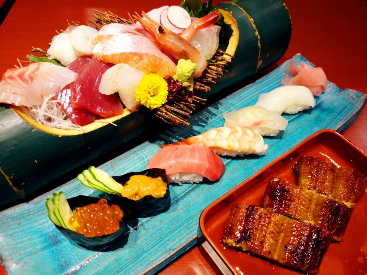 寿司・鰻・旨い処 だいみょうかもんの寿司やウナギの写真