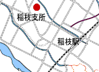 稲枝支所の地図
