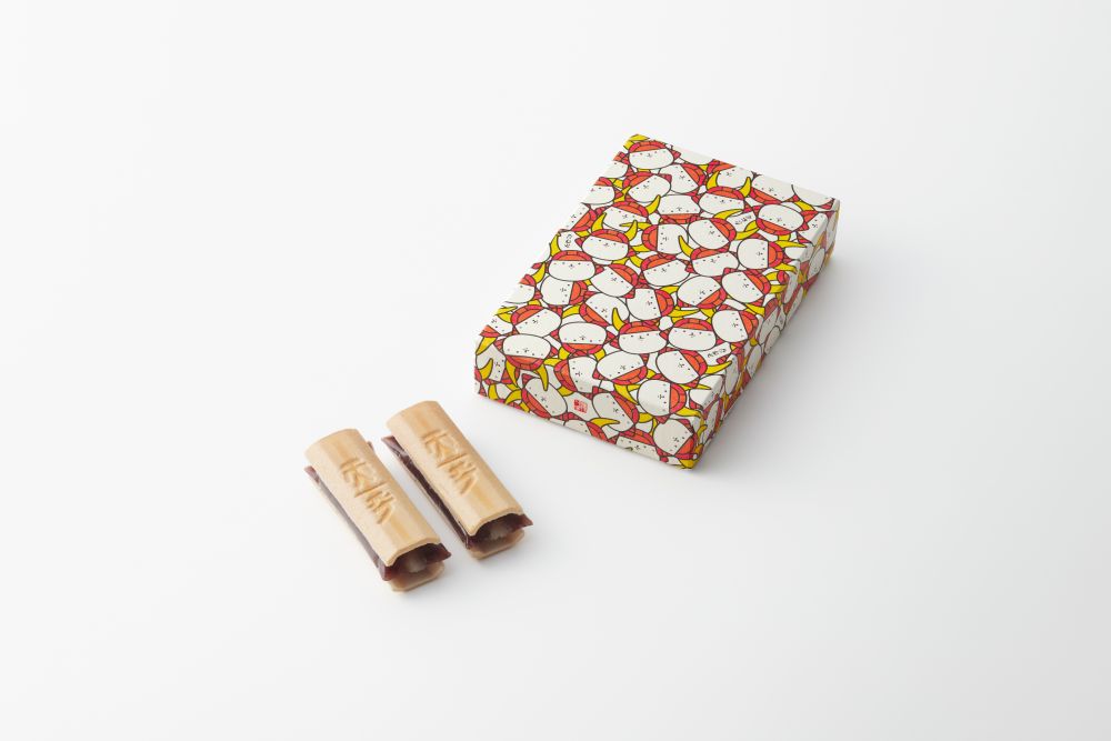 ひこにゃんデザインのパッケージ画像（ふくみ天平）